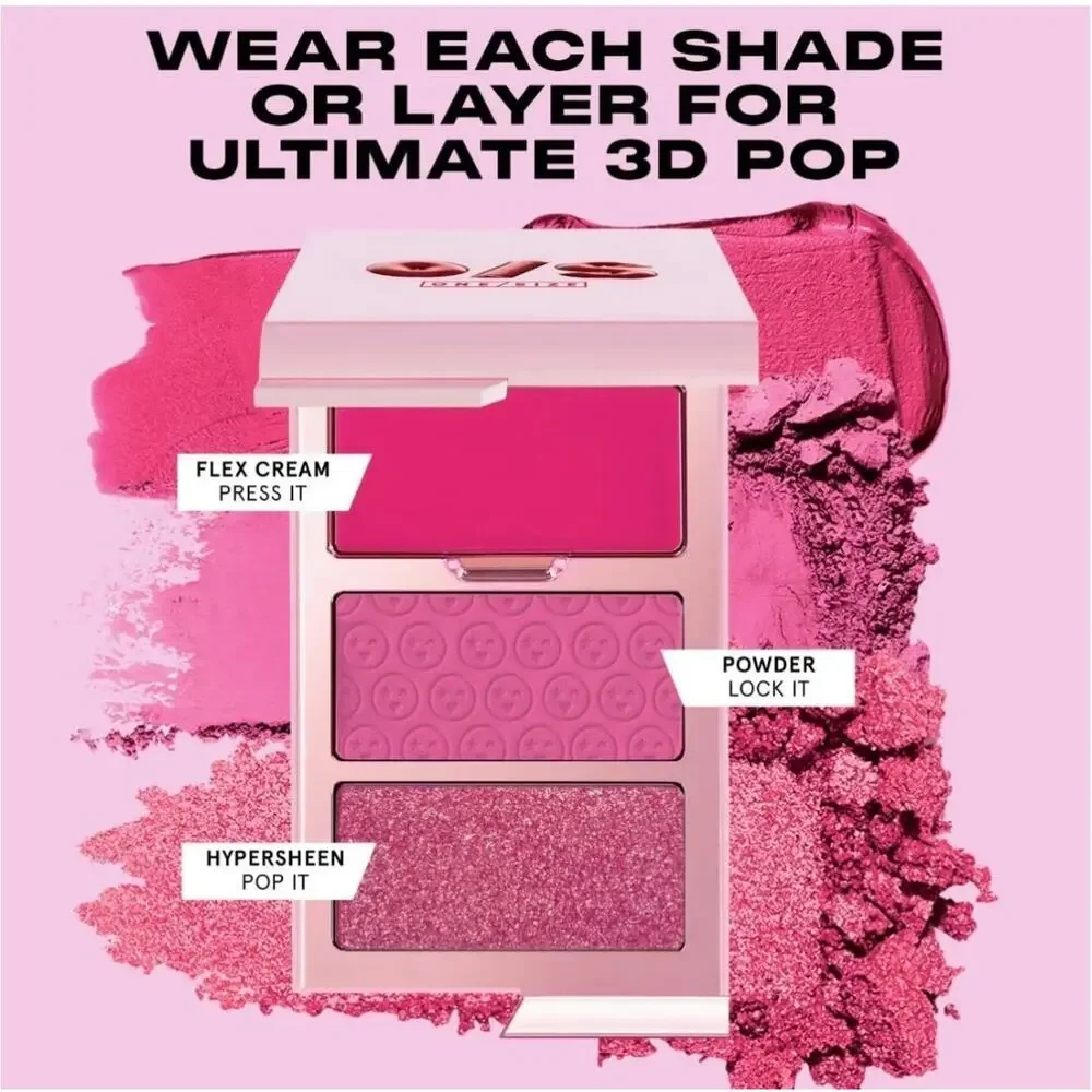 One Size Cheek Clapper 3D Blush Trio - Attention Seeker